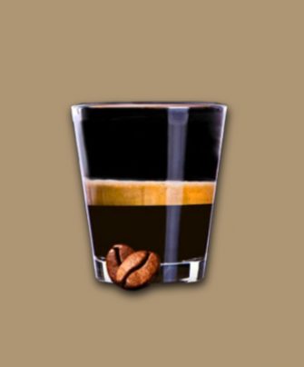 Abbildung Kaffee Cuore im Glas.